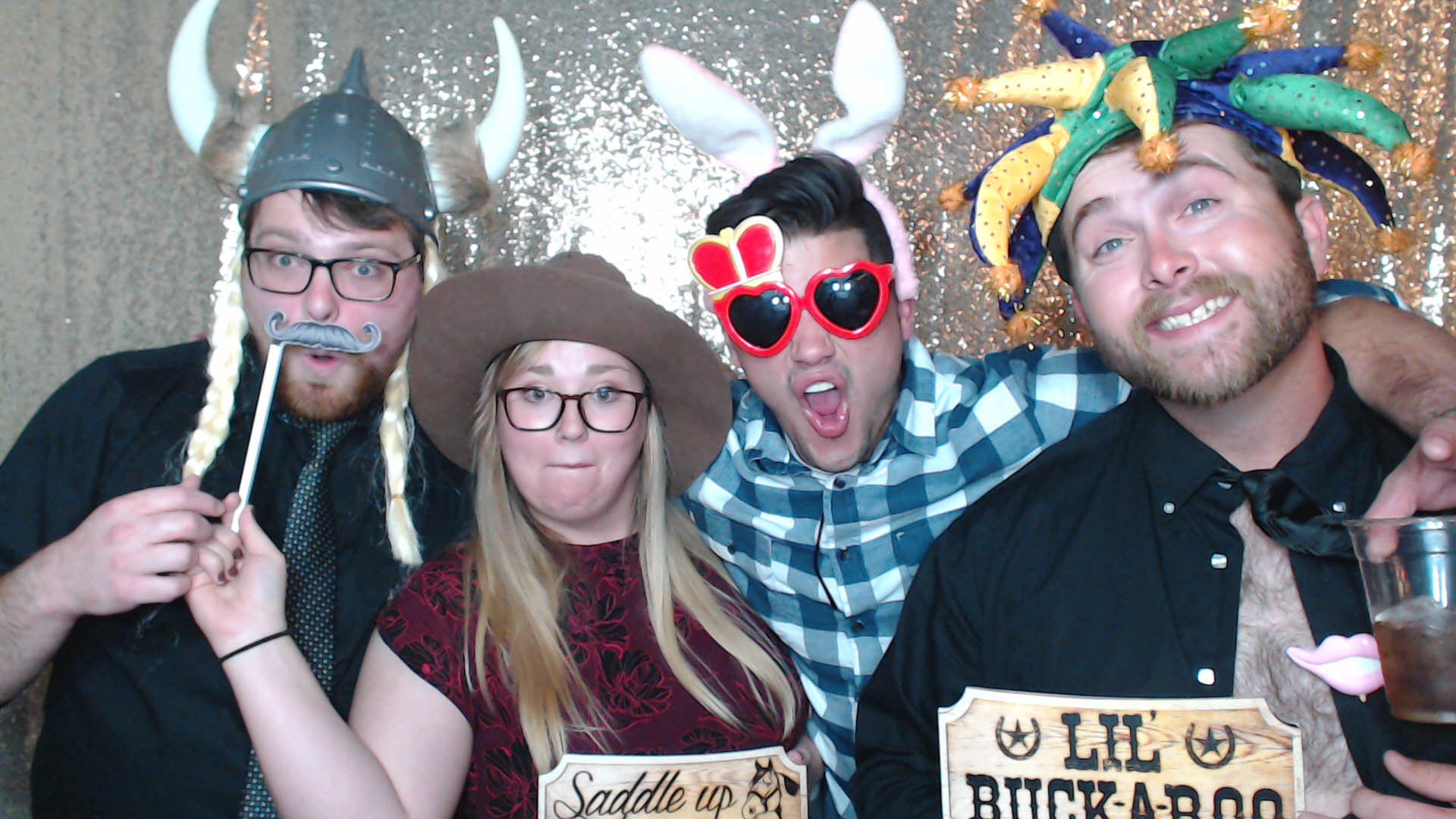 Jorden and Benjamin are getting hitched | View more photos from the event at gallery.photoboothbillings.com/u/PhotoBoothBillings/Jorden-and-Benjamin-are-getting-hitched
